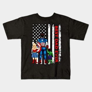 Best American Dad Ever Kids T-Shirt